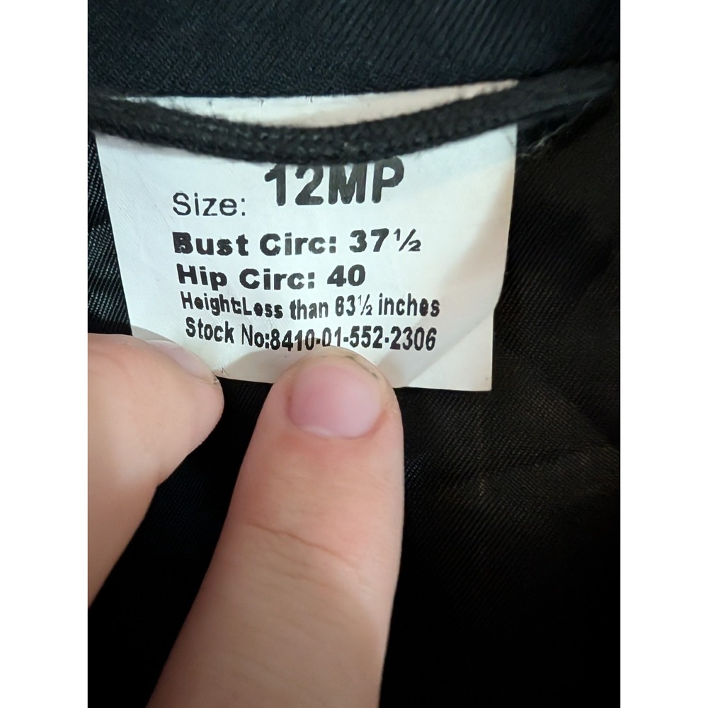 Bremen-Bowdon US Army Women Petite 12MP Blue Military Jacket 8440-01-552-2306 - Picture 2 of 14